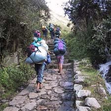 Who are the porters on the Inca Trail?