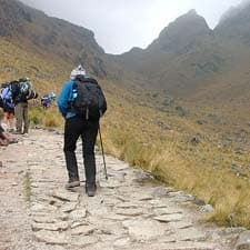 Altitude sickness on the Inca Trail