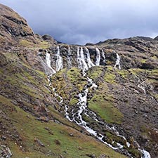 Lares Trek How are the 7 waterfalls in Quishuarani?